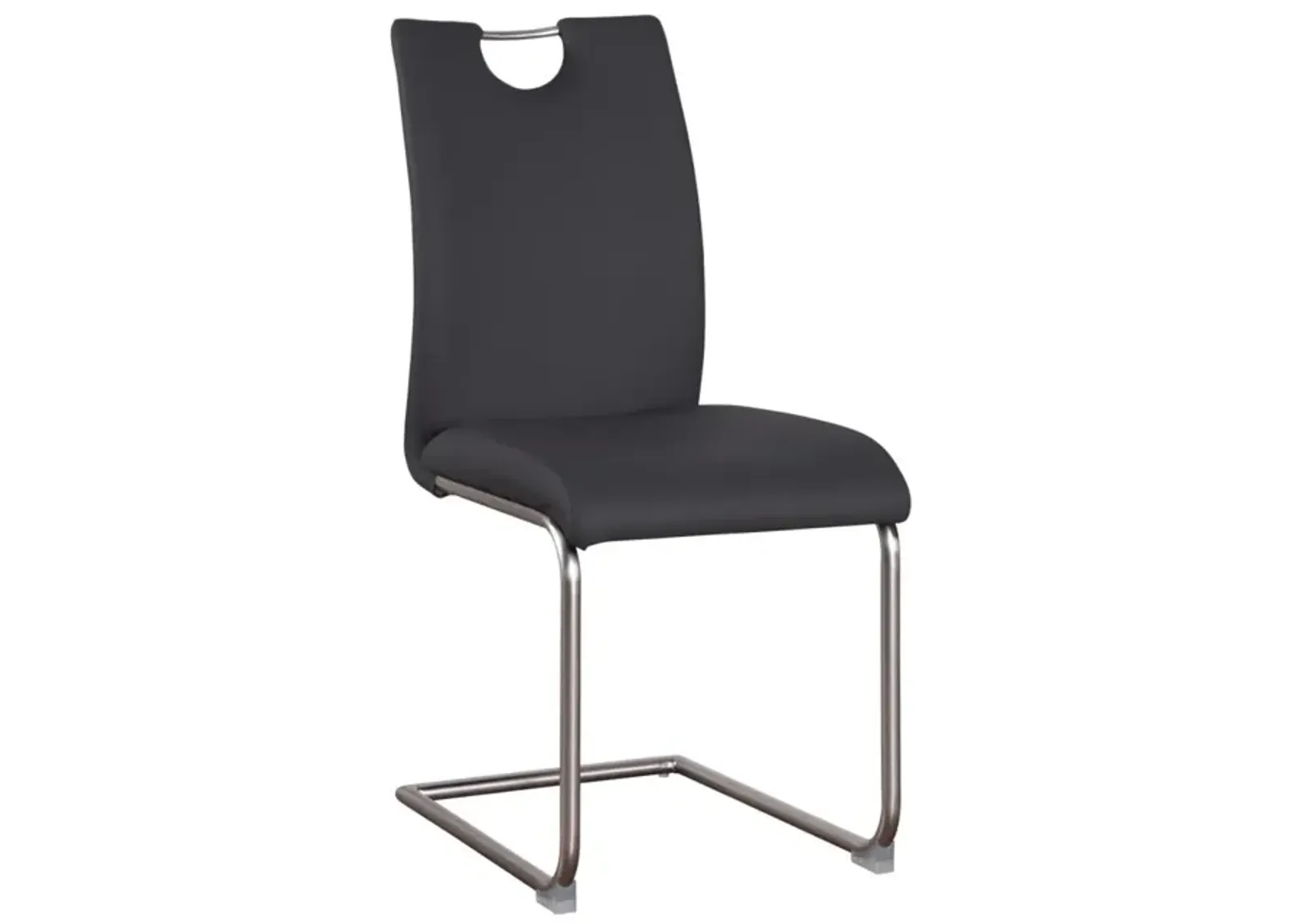 Chintaly Carina Black Handle Back Cantilever Side Chair