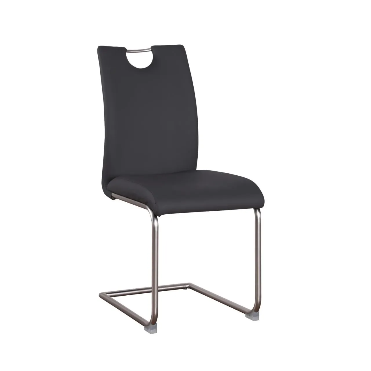 CARINA BLACK HANDLE BACK CANTILEVER SIDE CHAIR