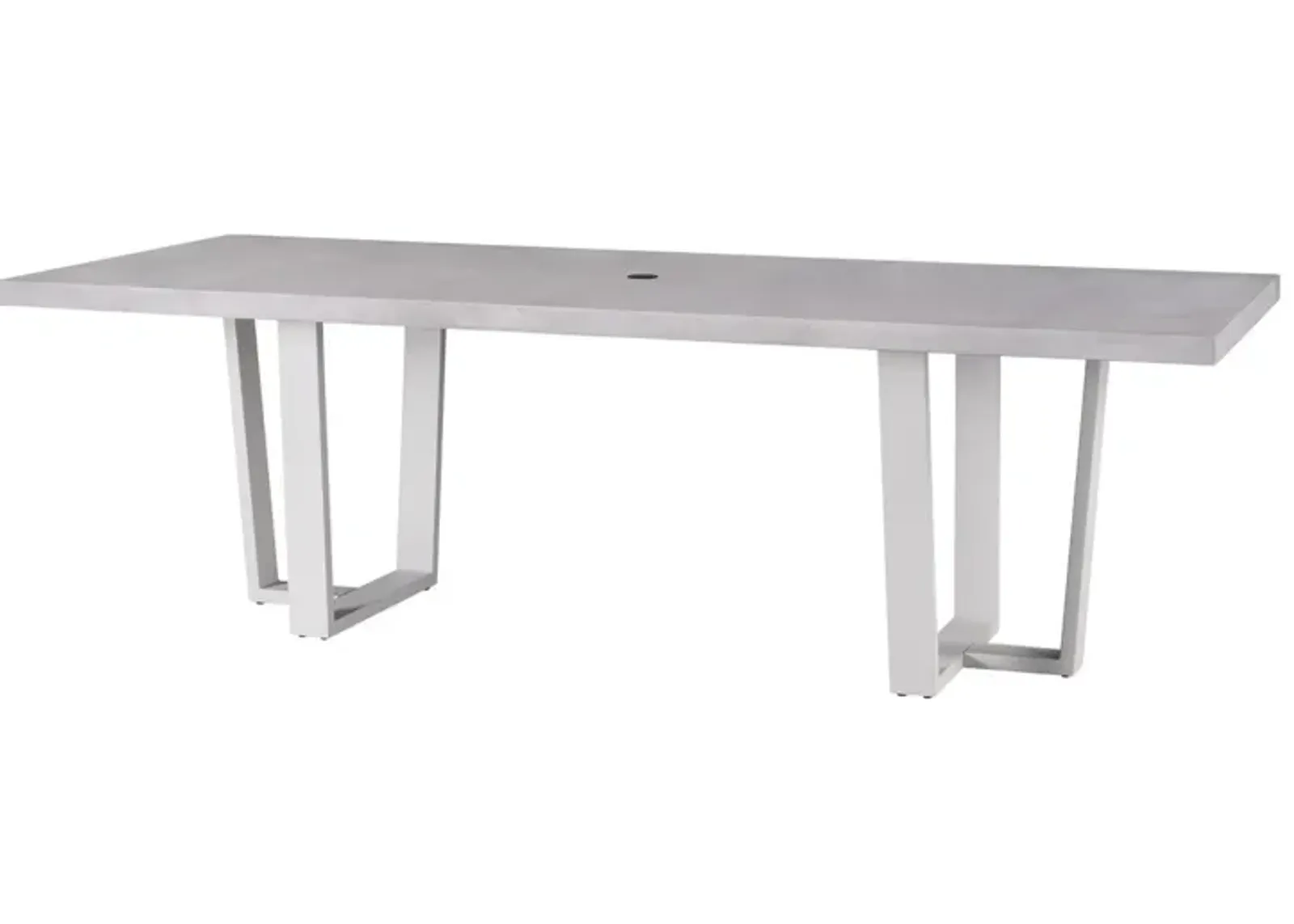 Universal Coastal Living Outdoor South Beach Chalk/Gray Dining Table