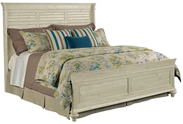 Kincaid Queen Shelter Weatherford Cornsilk Complete Bed