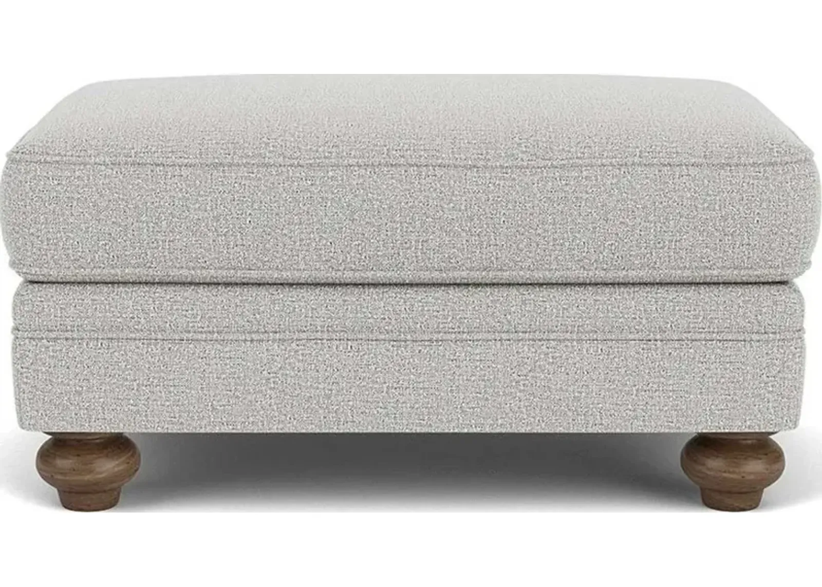 Flexsteel Winston Silver Glacier Cocktail Ottoman