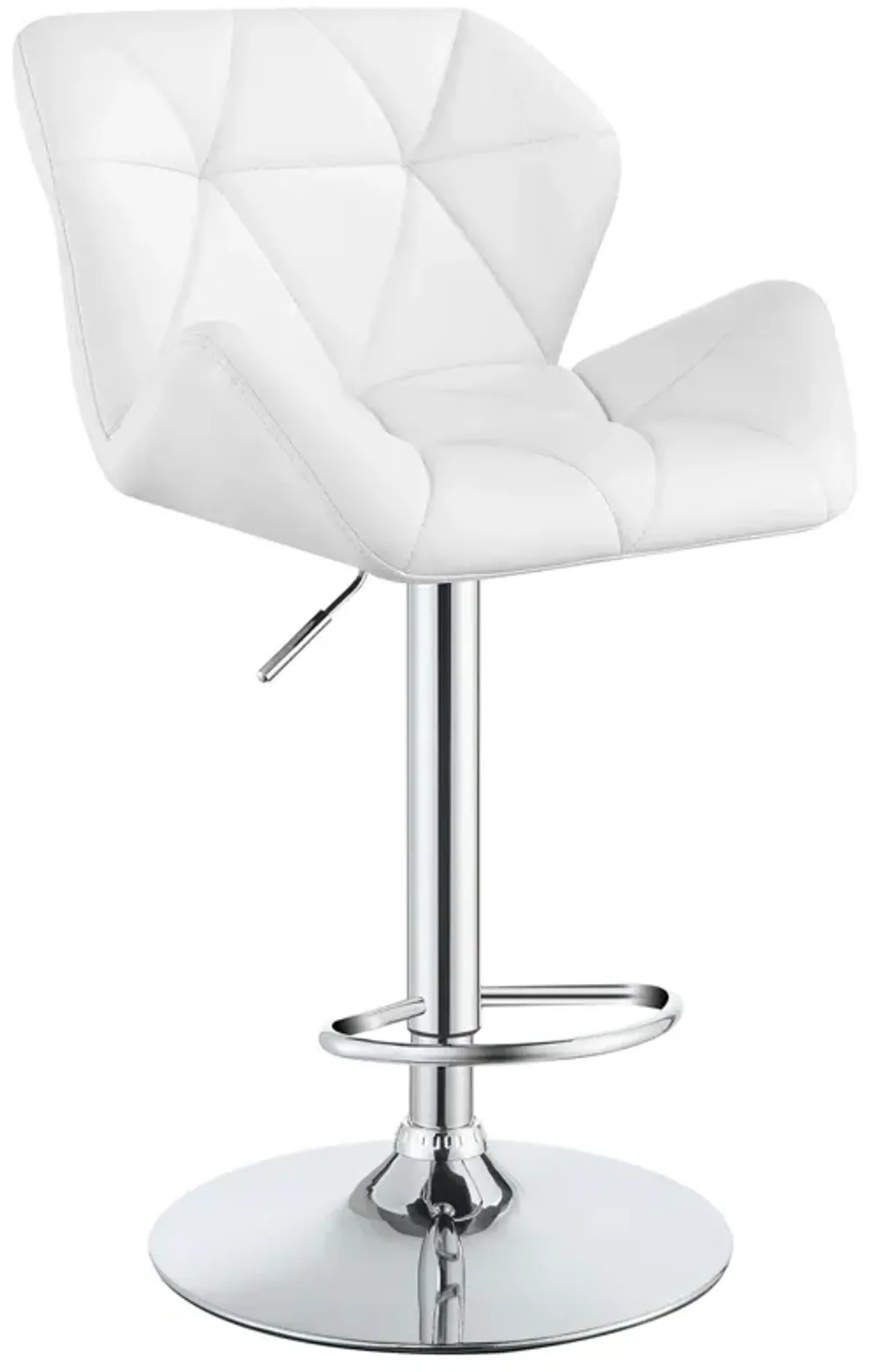 Coaster Berrington Upholstered Adjustable Bar Stool White