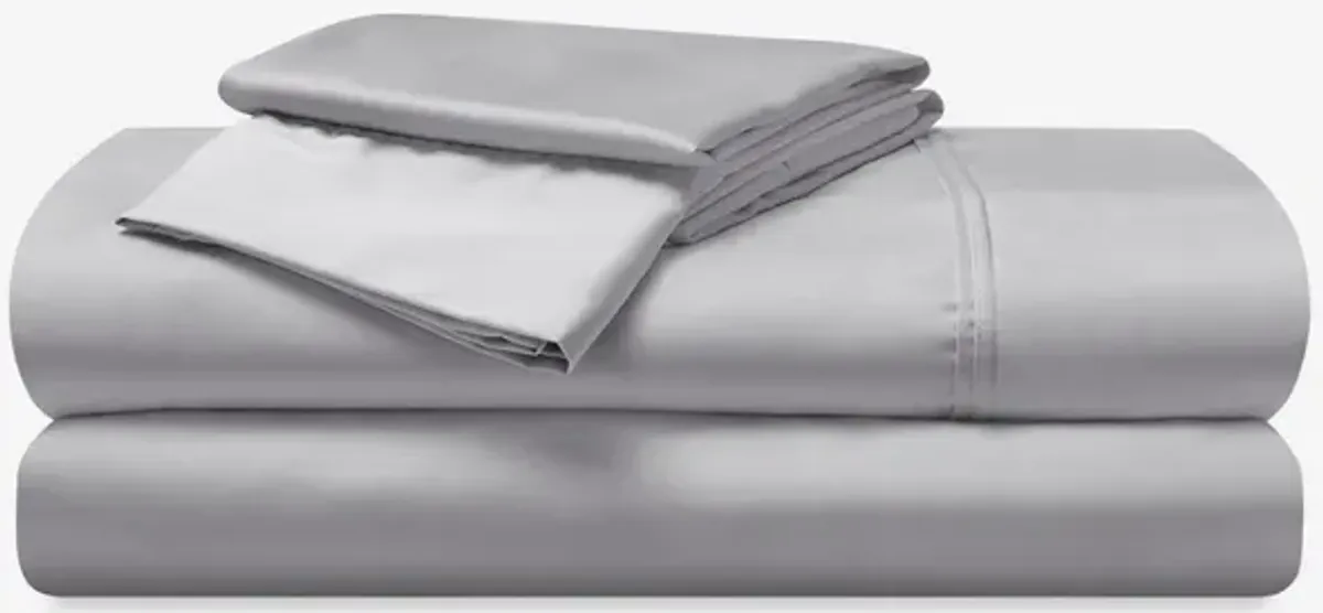 Bedgear Twin Light Grey Hyper Cotton Sheet Set