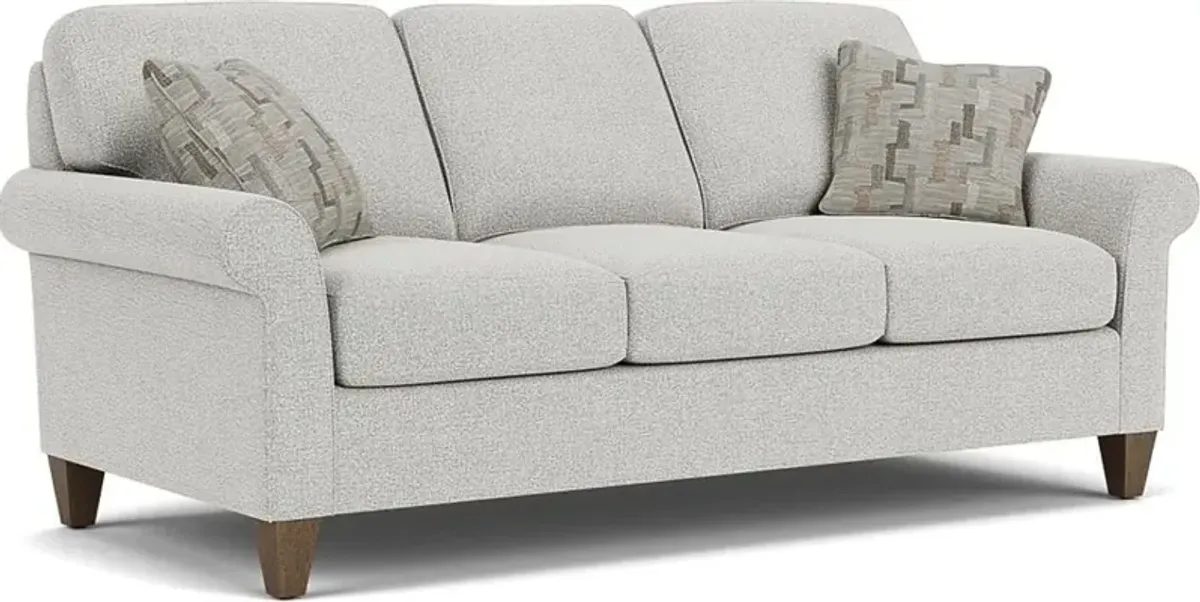 Flexsteel Westside Silver Glacier Sofa