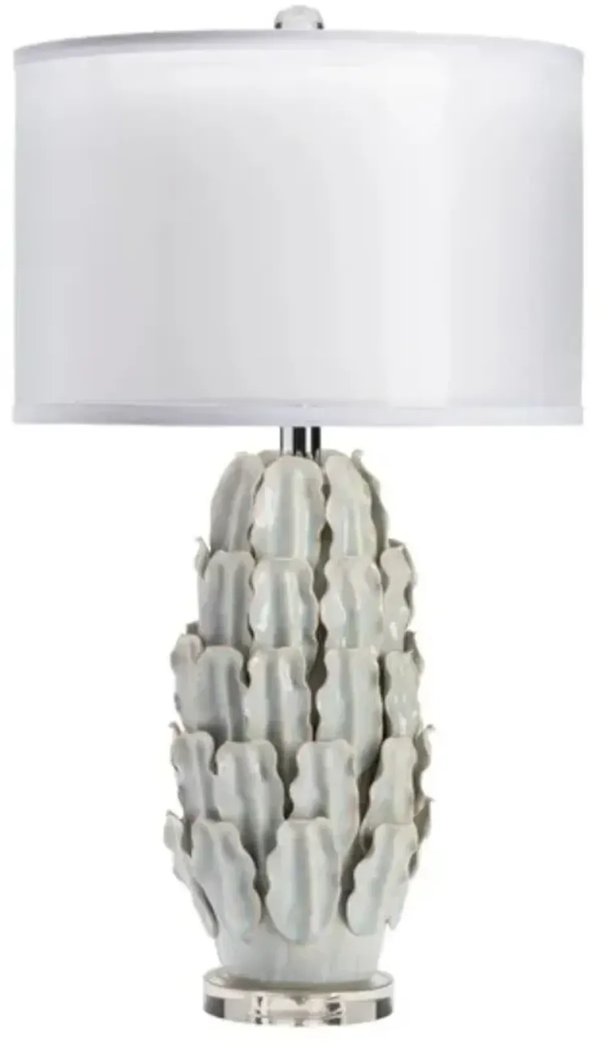 Crestview Montecito White Table Lamp