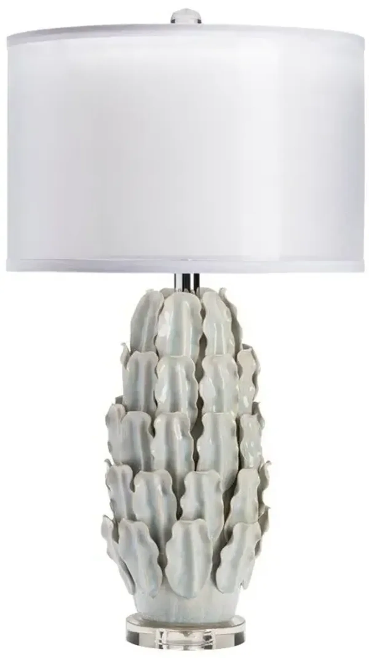 Crestview Montecito White Table Lamp