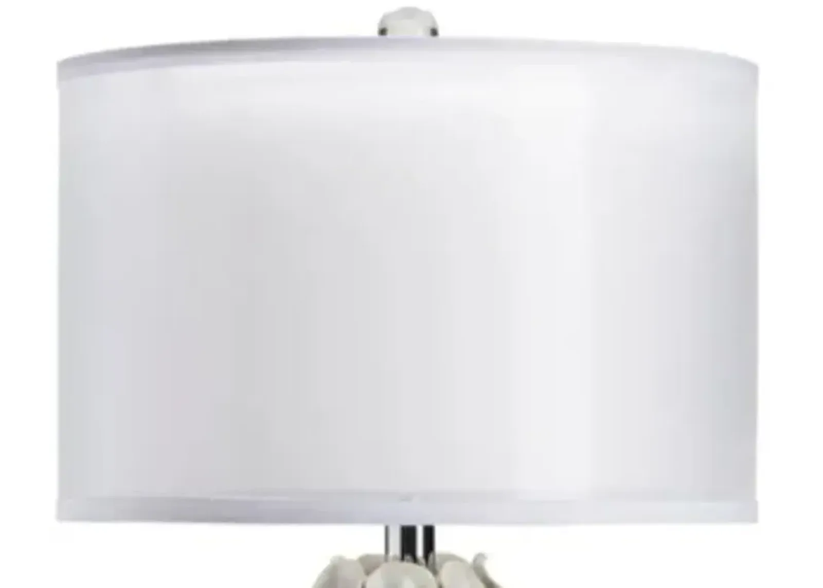 Crestview Montecito White Table Lamp