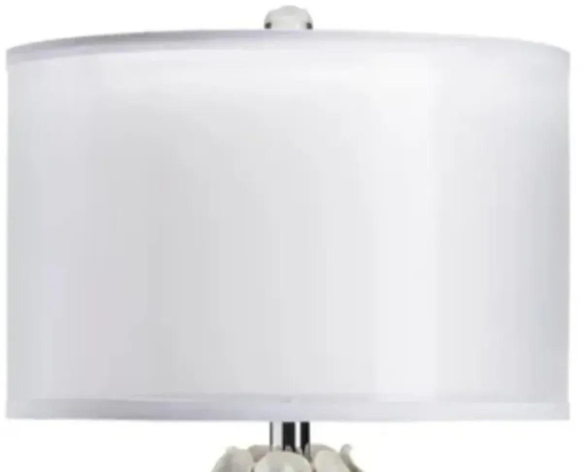 Crestview Montecito White Table Lamp