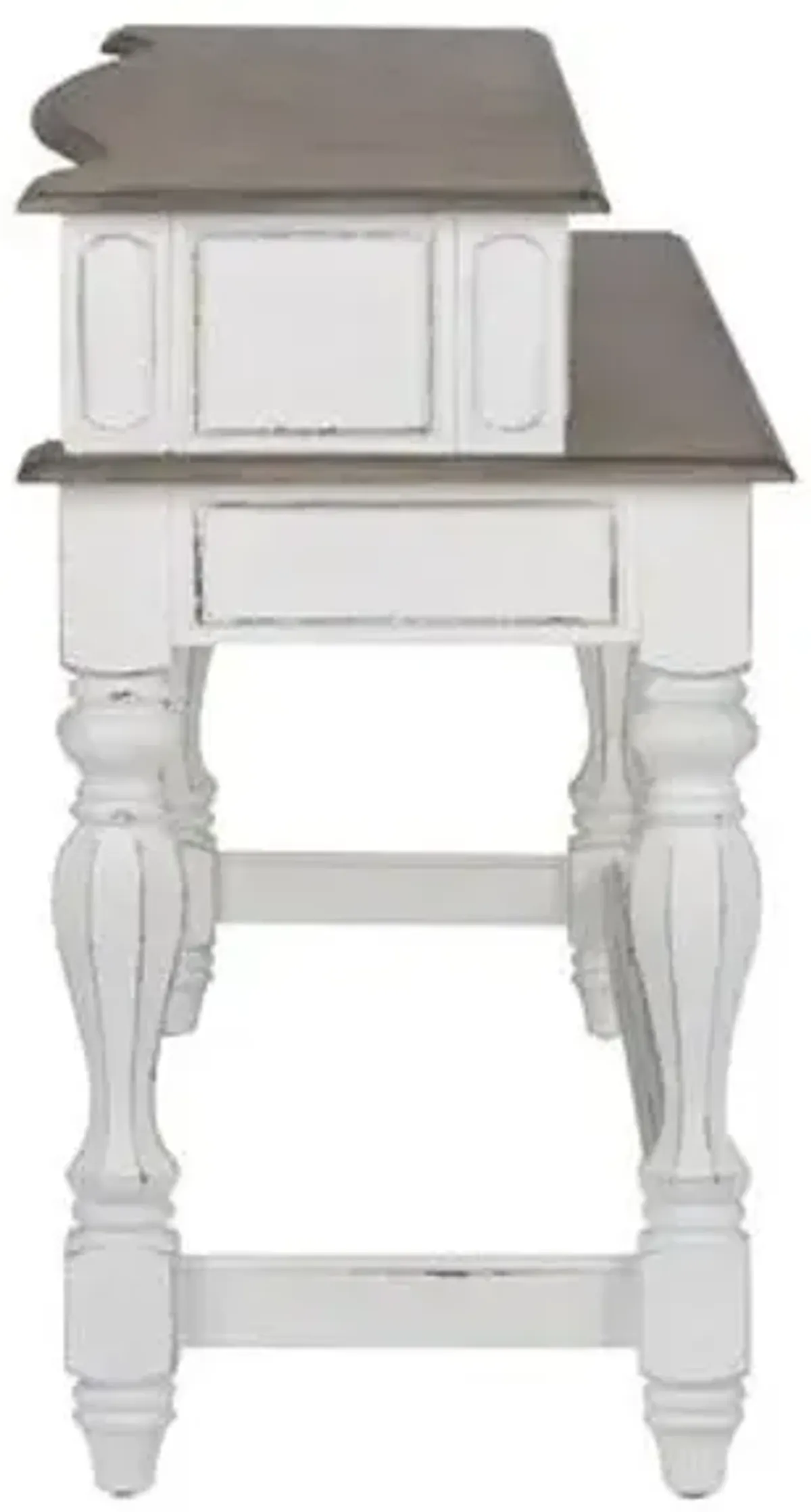 Liberty Furniture Magnolia Manor Antique White Console Bar Table