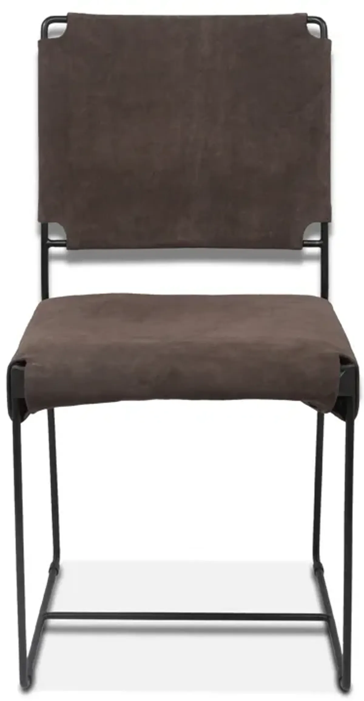 NEW YORK DINING CHAIR ASPHAULT SUEDE