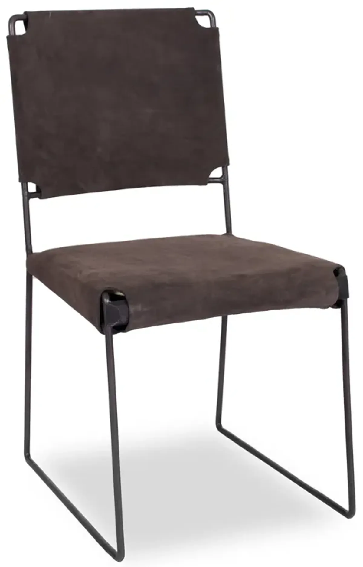 Home Trends Design New York Dining Chair Asphault Suede