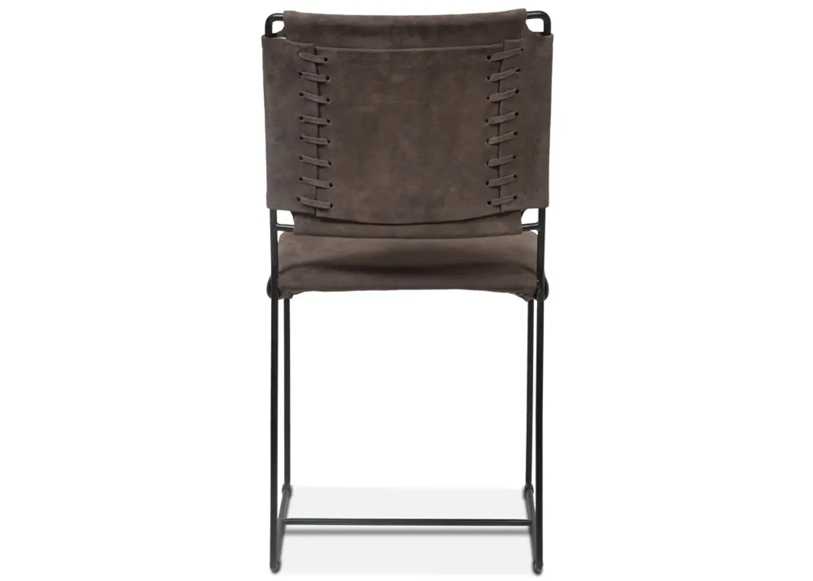 NEW YORK DINING CHAIR ASPHAULT SUEDE