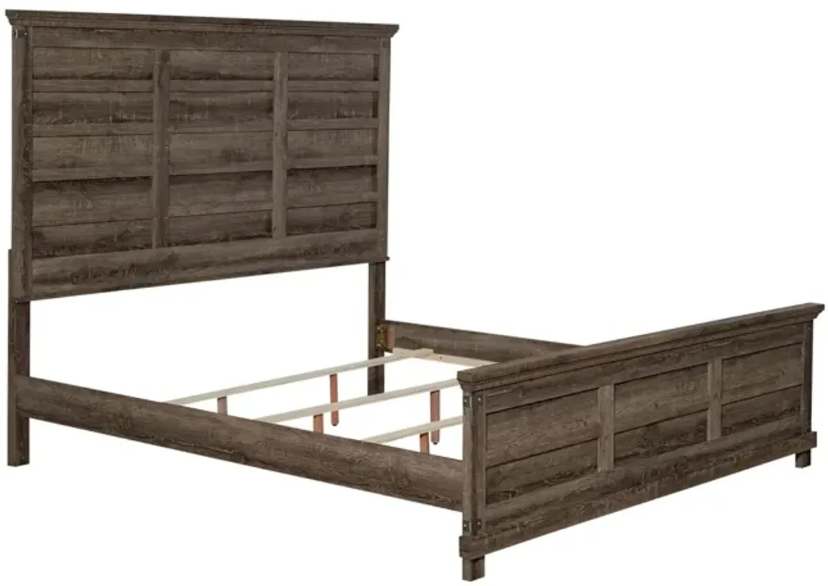 Liberty Furniture Lakeside Haven Brownstone Opt King Panel Bed