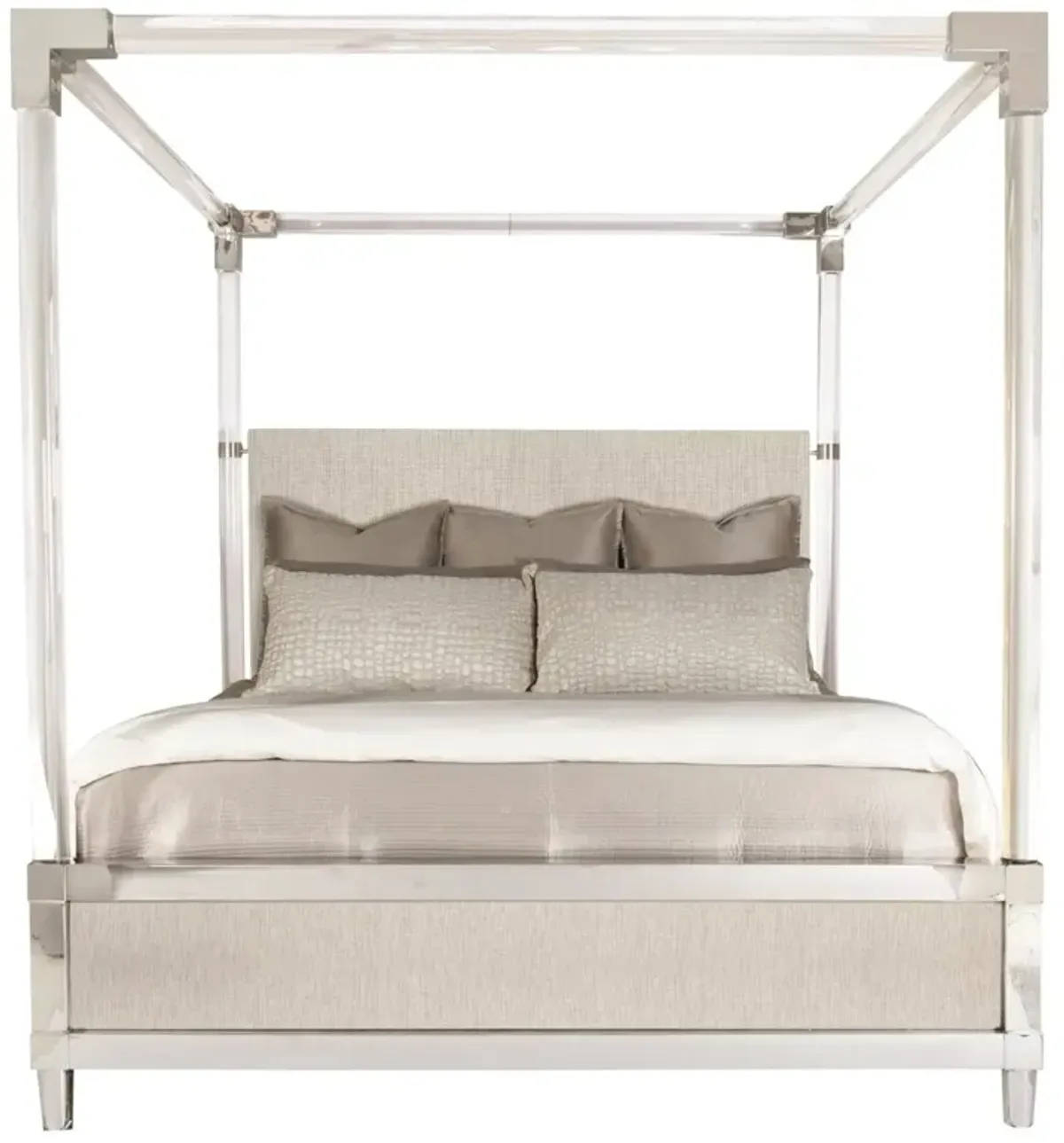 Bernhardt Rayleigh Fabric Canopy Bed King