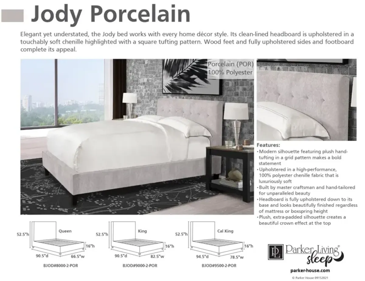 QUEEN HEADBOARD (NATURAL) PORCELAIN - NATURAL JODY