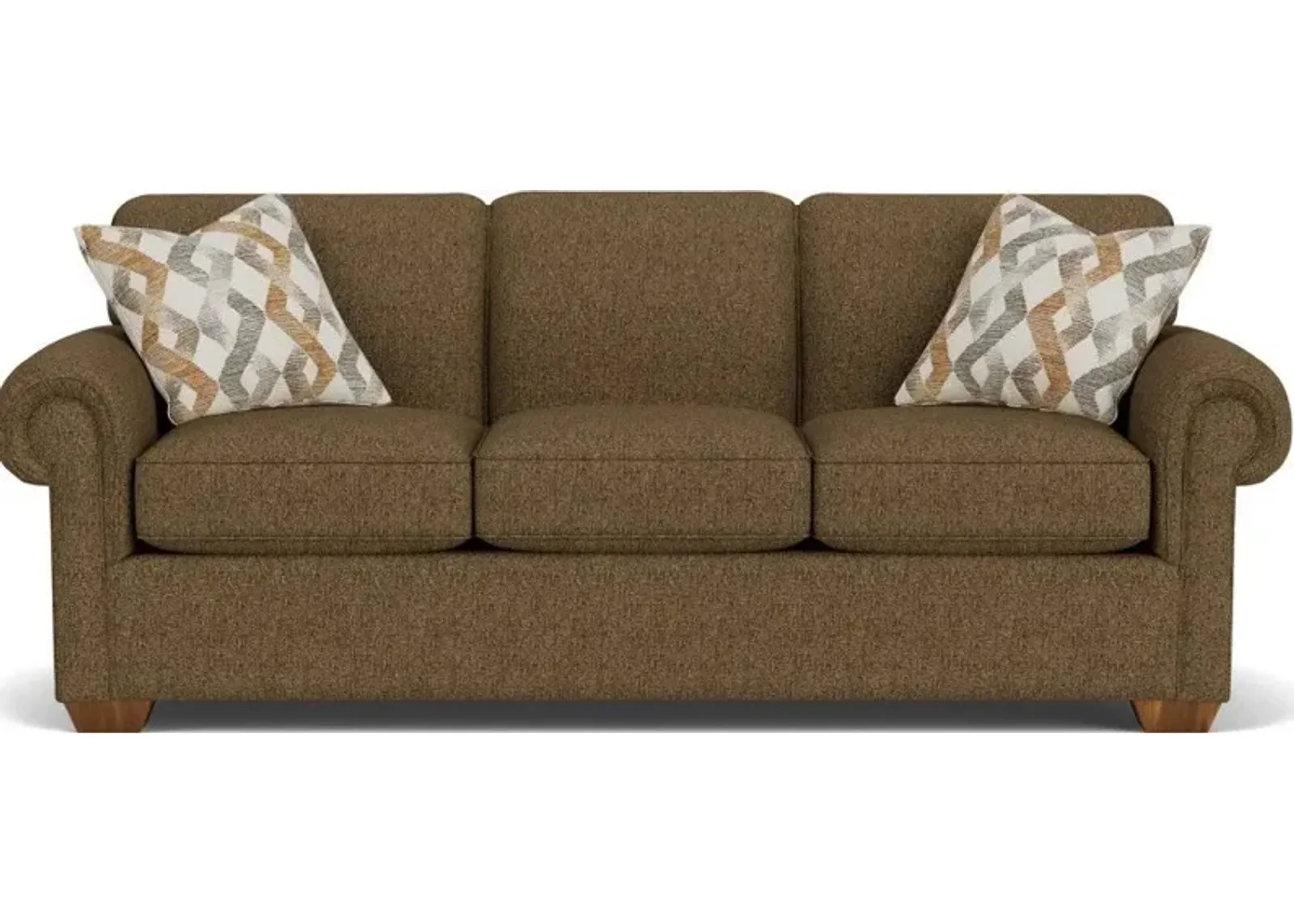 Flexsteel Main Street Brown Mocha Sofa Sleeper