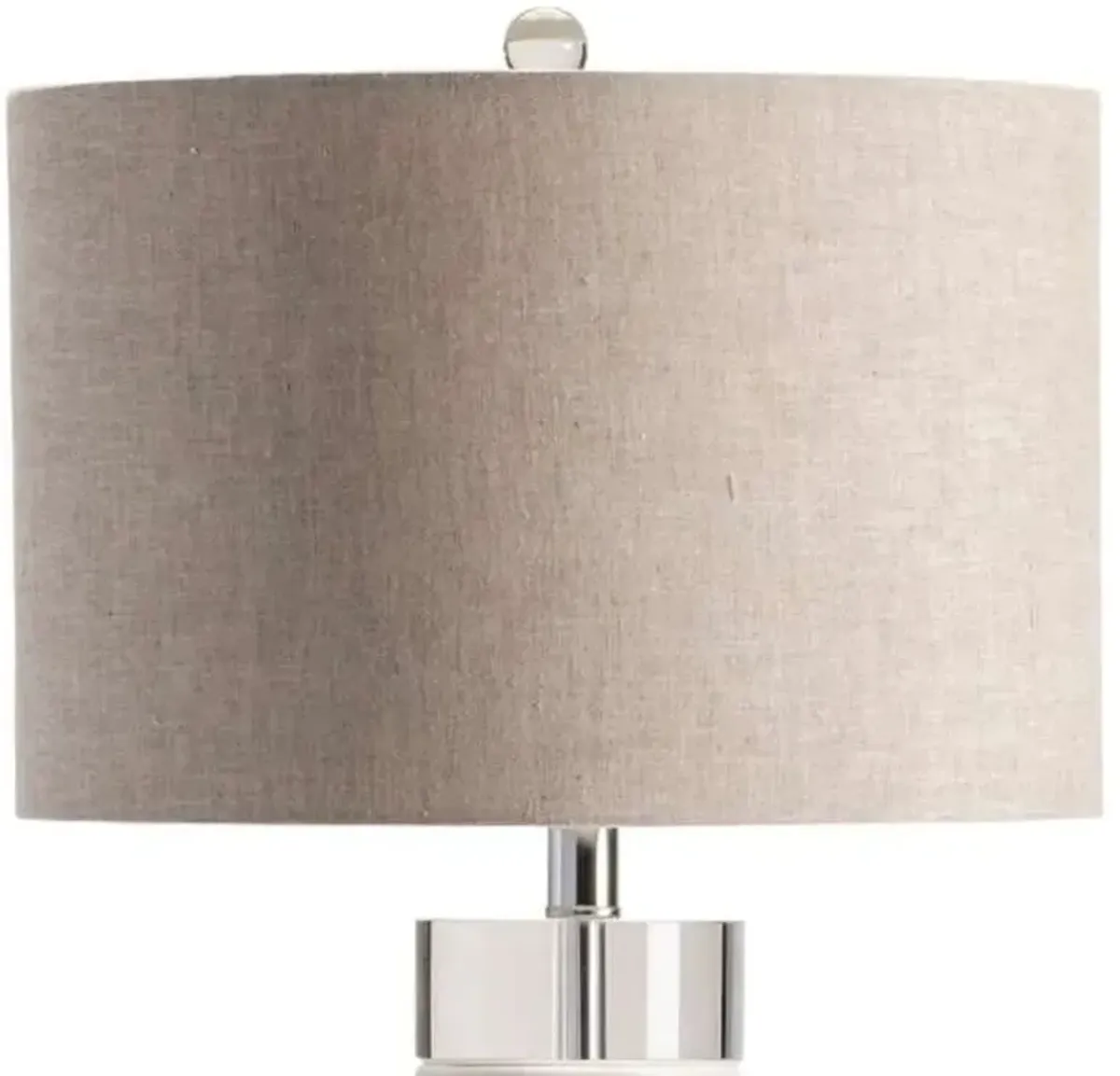 Crestview Sheffield White Table Lamp