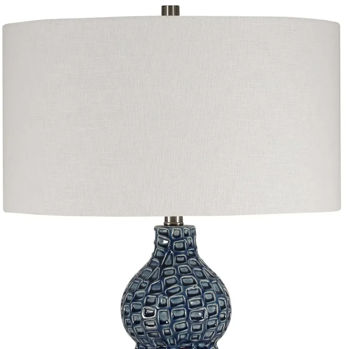 Uttermost Holloway Deep Cobalt Blue Table Lamp