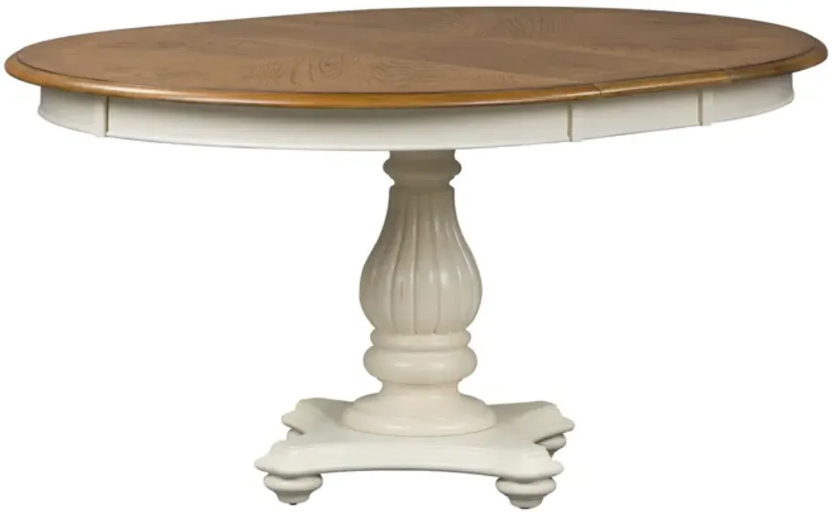 Liberty Furniture Cumberland Creek Buttermilk/Nutmeg Dining Table