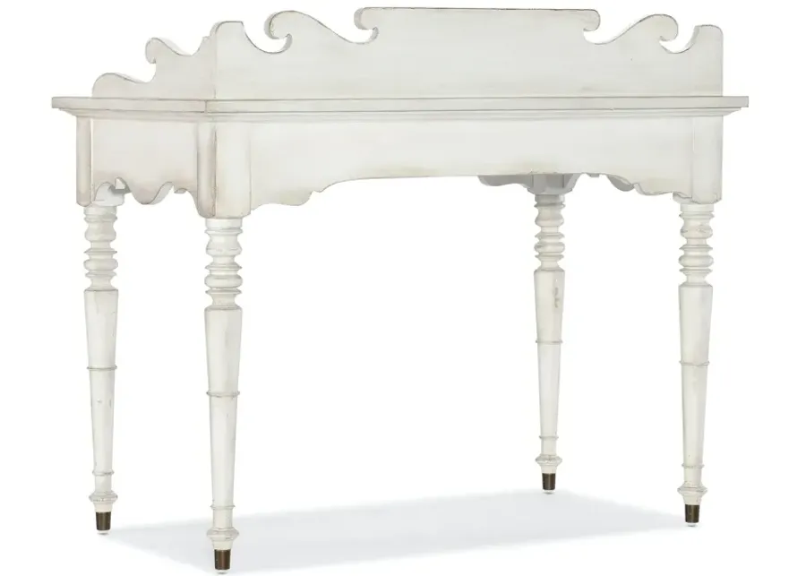 WHITE CHARLESTON WRITING DESK