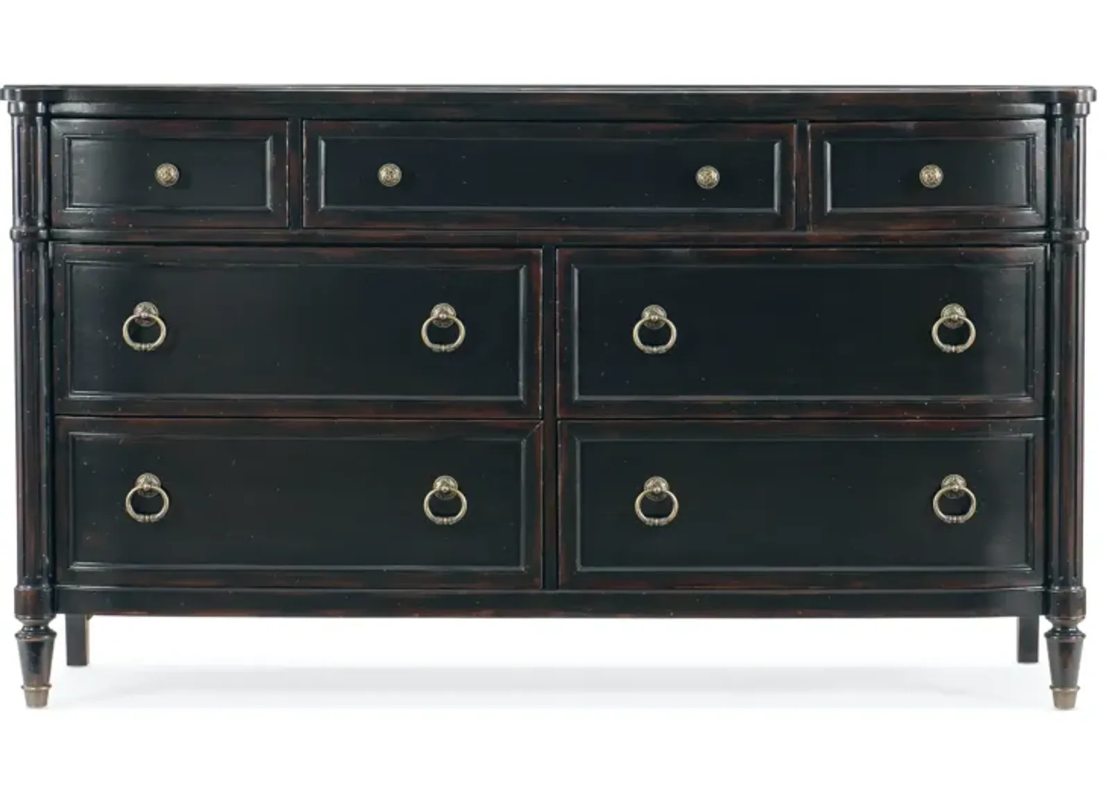 Hooker Furniture Charleston Black Seven Drawer Dresser