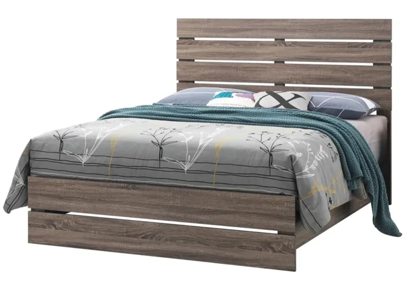 BRANTFORD EASTERN KING BED BARREL OAK