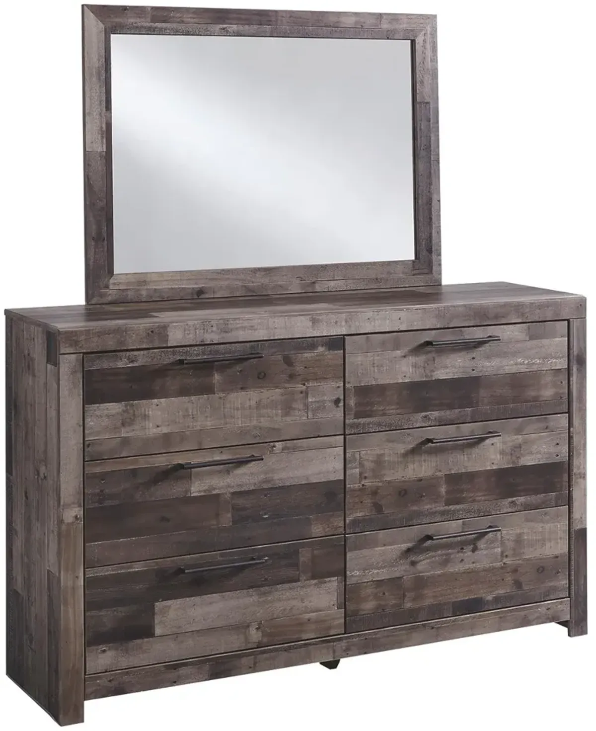 Ashley Derekson Dresser & Mirror Multi Gray Benchcraft