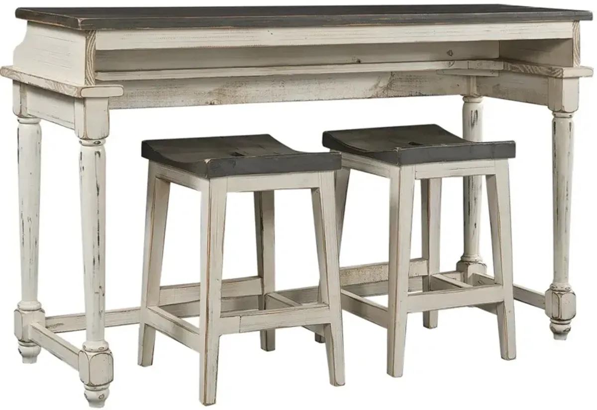 Aspenhome Hinsdale Cottonwood Console Bar Table