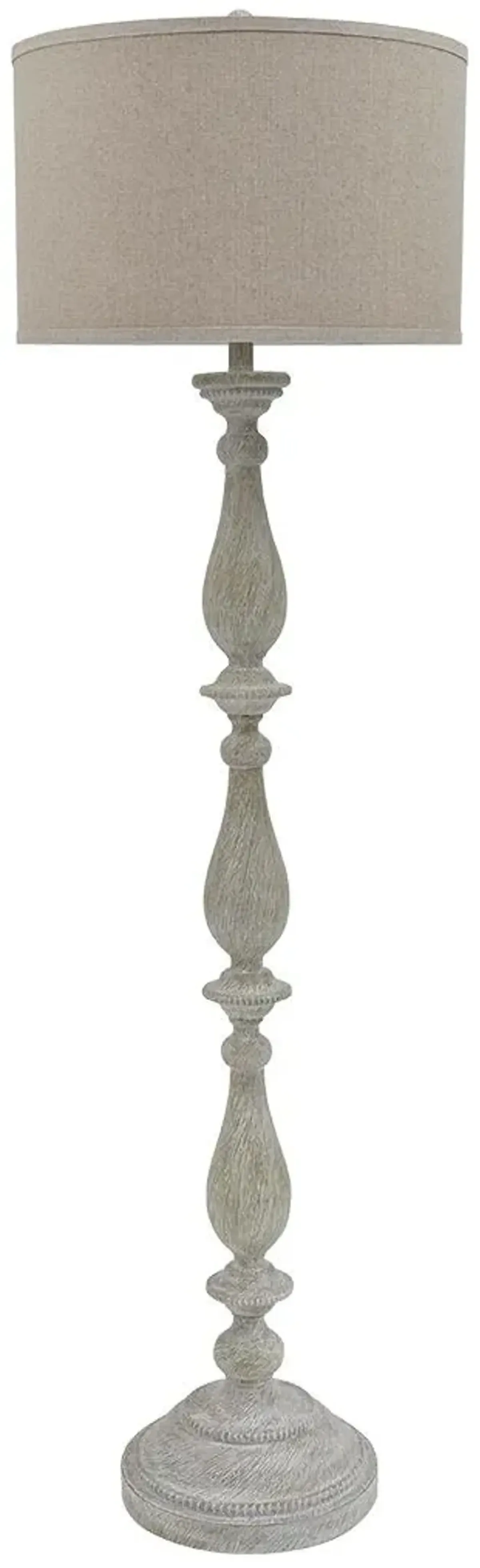 Ashley Bernadate Floor Lamp Whitewash Signature Design