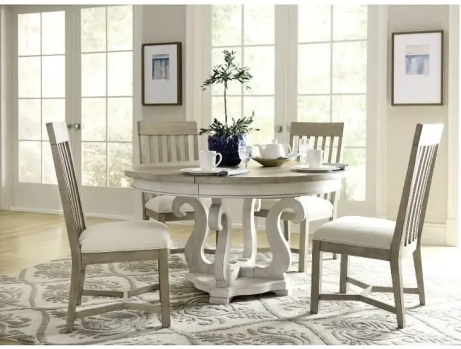 American Drew Litchfield Sussex Round Dining Table