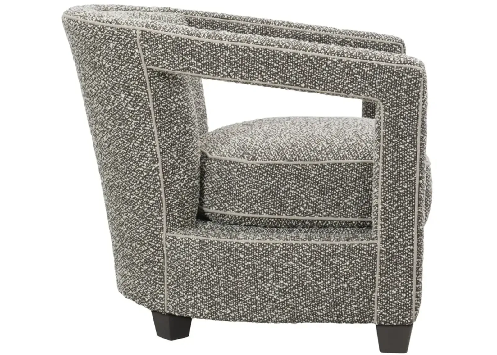 Bernhardt Alana Fabric Barrel Chair Without Nails