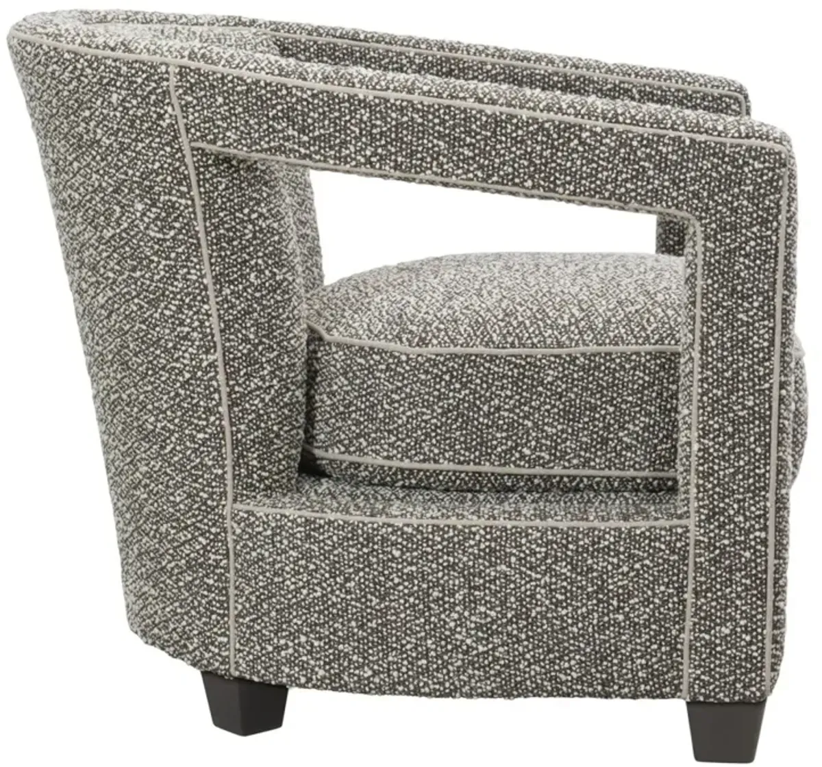 Bernhardt Alana Fabric Barrel Chair Without Nails