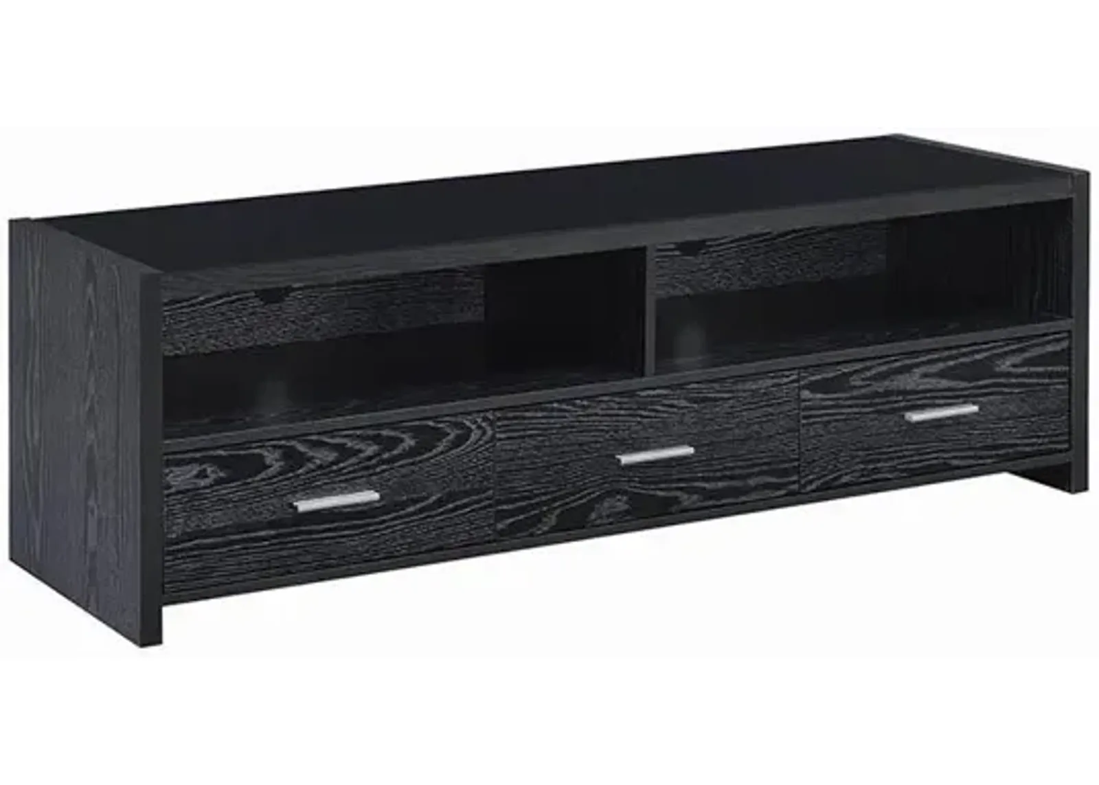 Coaster Alton 3-Drawer Engineered Wood 62 Inch TV Stand Black Oak