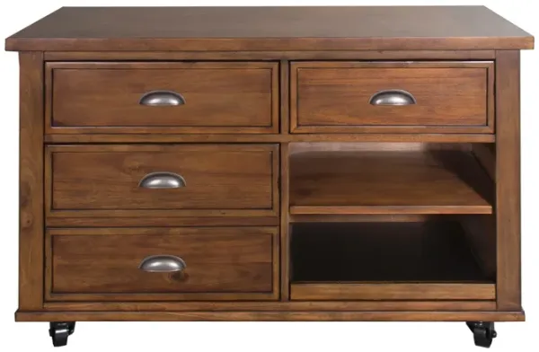Liberty Furniture Arlington House Cobblestone Brown Credenza