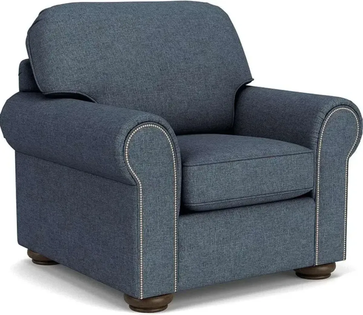 Flexsteel Preston Blue Dusk Oversized Chair