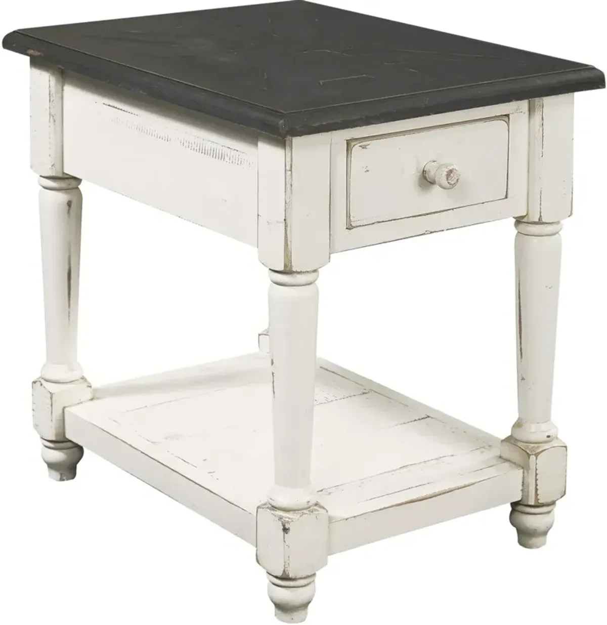 Aspenhome Hinsdale Cottonwood Chairside Table