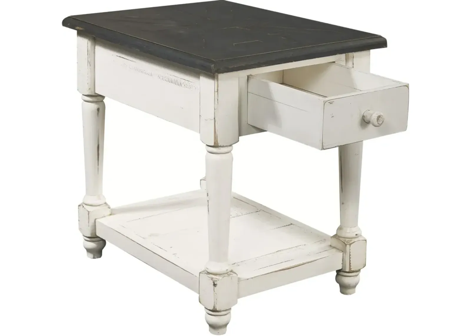 Aspenhome Hinsdale Cottonwood Chairside Table