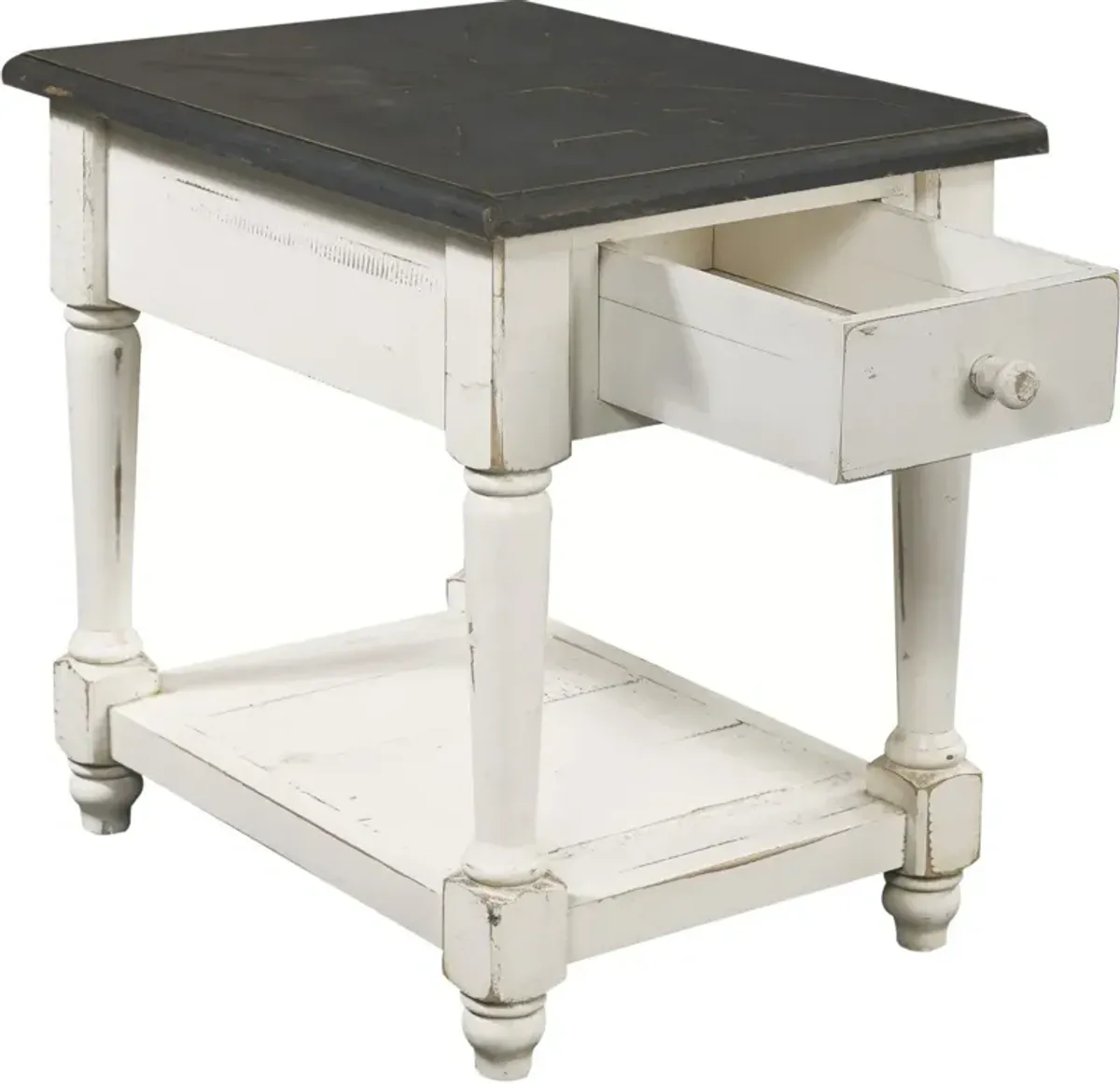 Aspenhome Hinsdale Cottonwood Chairside Table