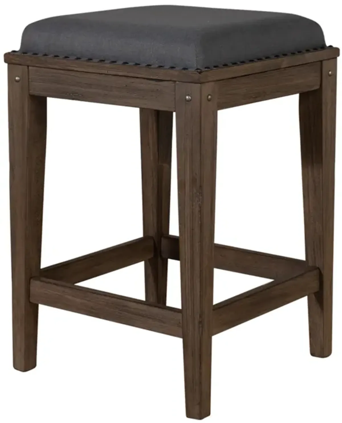 Liberty Furniture Sonoma Road 4-Piece Weathered Beaten Bark Console Bar Stools & Table Set