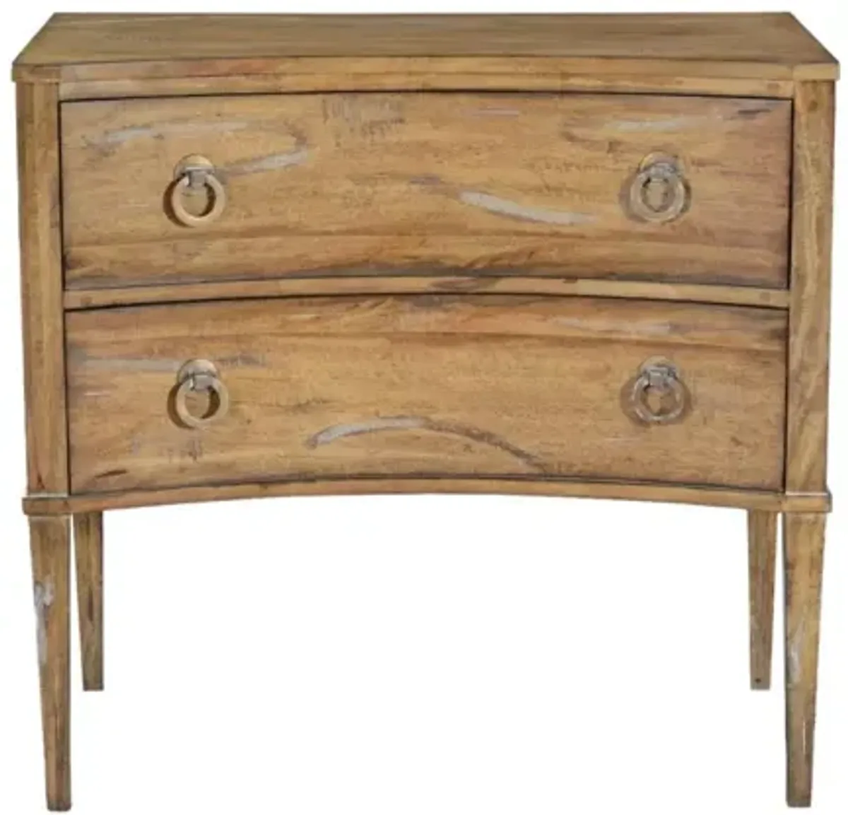 Noble Furniture Burlington 2-Drawer Chest in Beachwood Finish