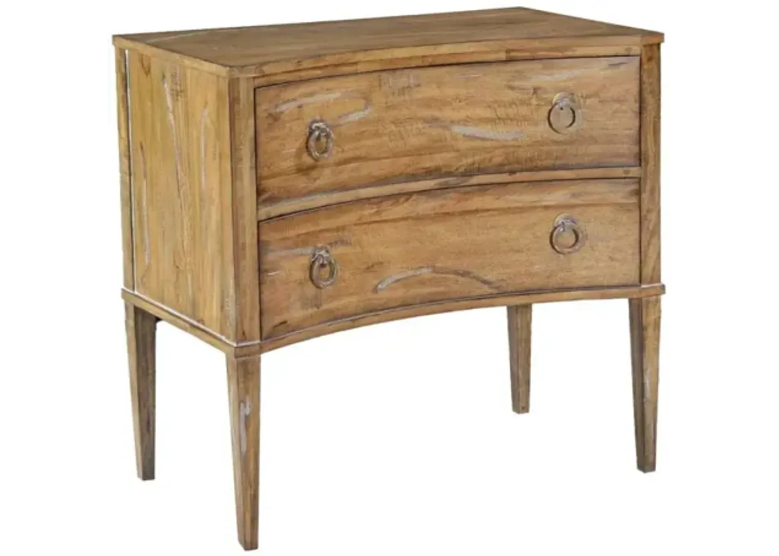 Noble Furniture Burlington 2-Drawer Chest in Beachwood Finish