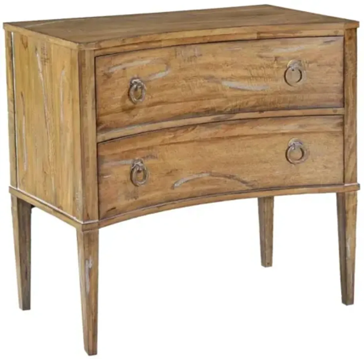 Noble Furniture Burlington 2-Drawer Chest in Beachwood Finish