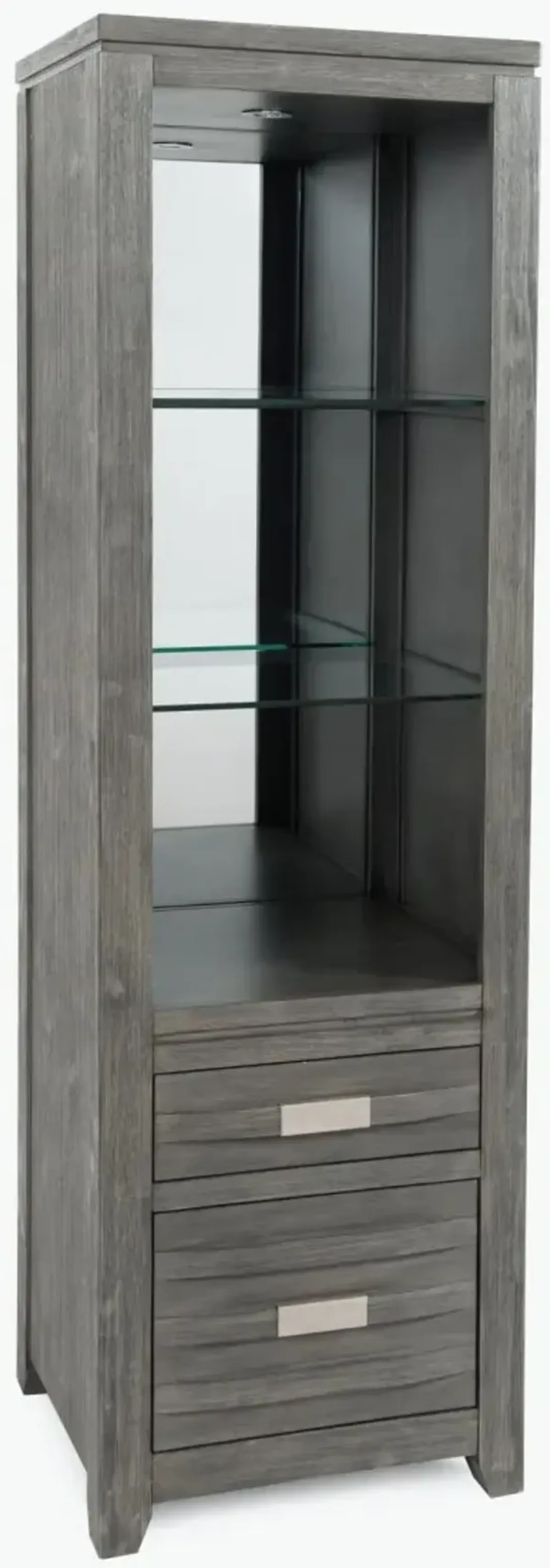 Jofran Altamonte 22 Inch Pier Unit Brushed Grey