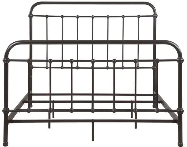Coaster Livingston Metal Queen Open Frame Bed Dark Bronze