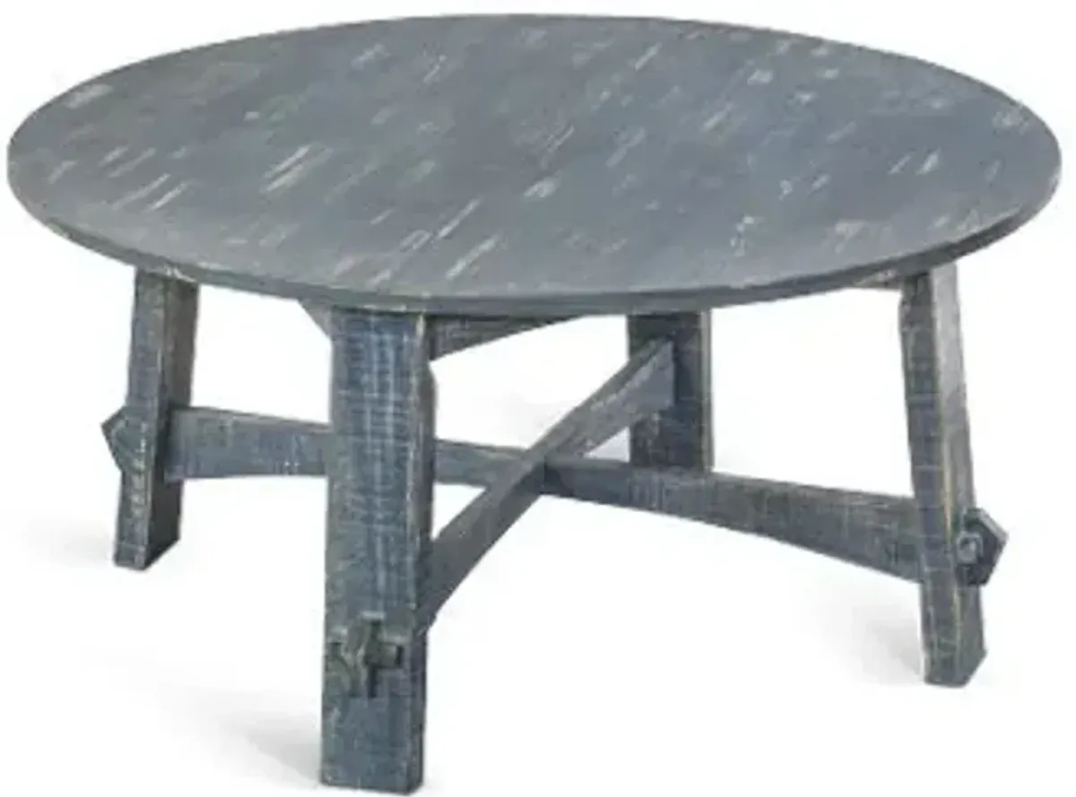 Sunny Designs Marina Ocean Blue Coffee Table