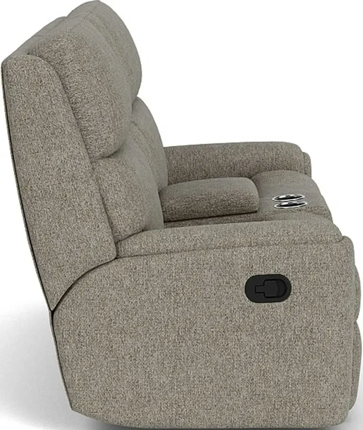 Flexsteel Rio Vapor Reclining Loveseat with Console