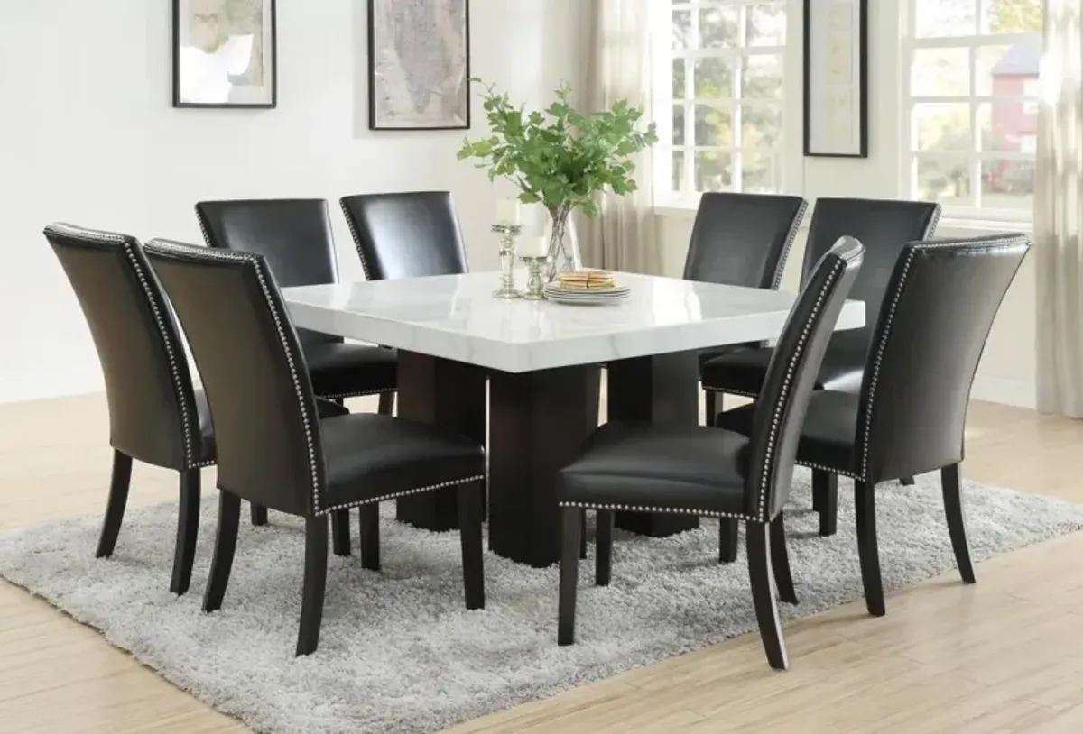 9 PIECE CAMILA TABLE W/8 SIDE CHAIRS