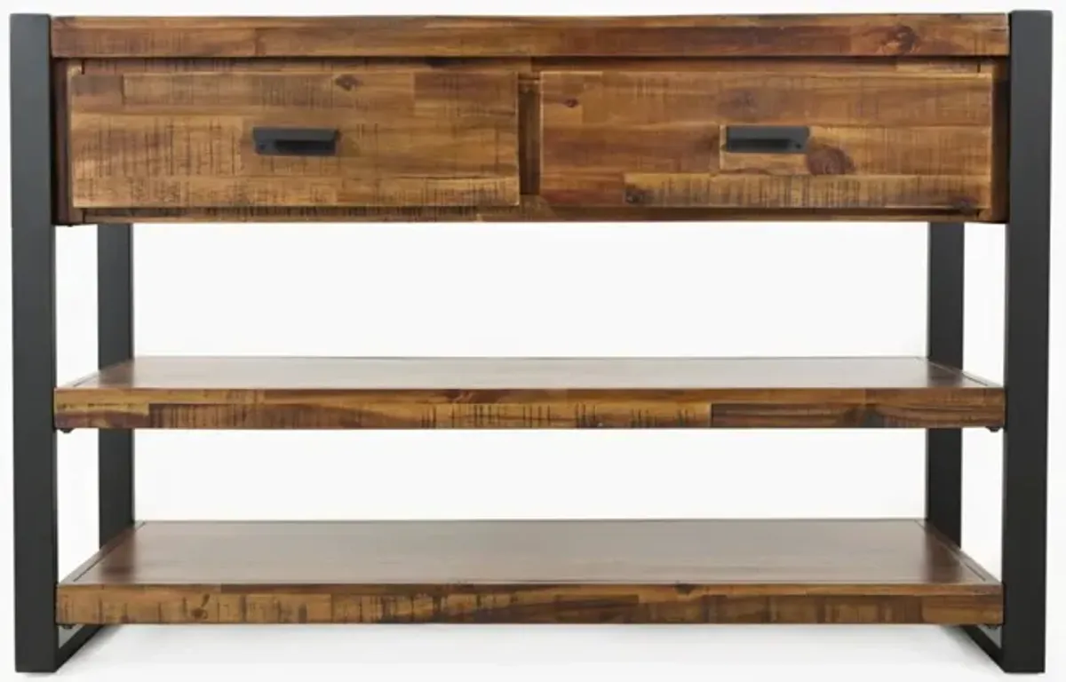 Jofran Loftworks Sofa Table with Drawers