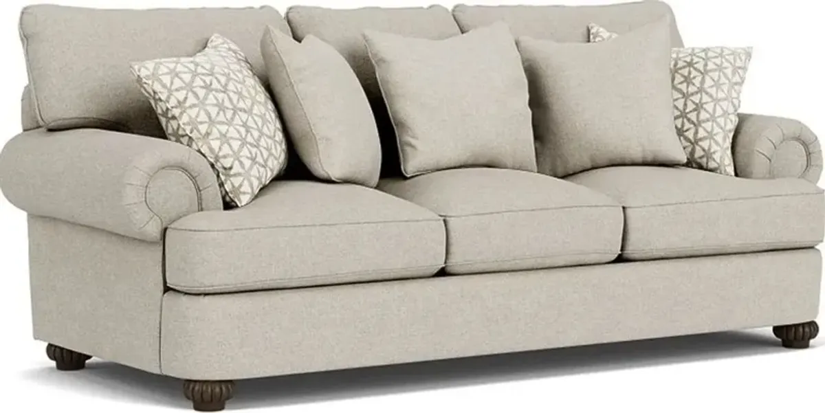 Flexsteel Patterson Silver Driftwood Sofa