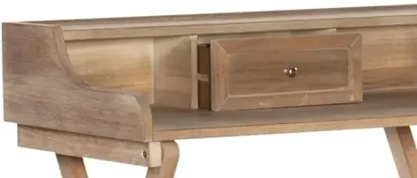 Linon Coy Rustic Brown Folding Desk